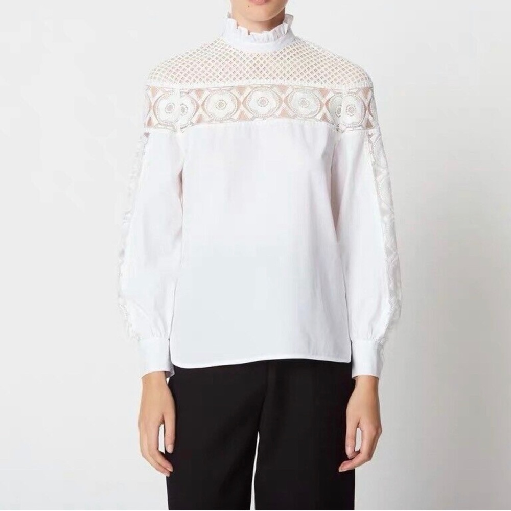 Sandro Hill house style blouse small NWOT 3